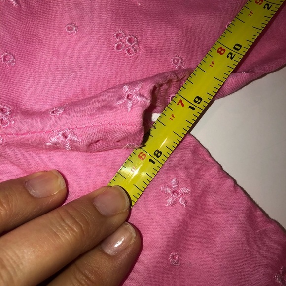 J Crew Pink Ruffle Floral Eyelet Larkspur Pink XXS - Picture 6 of 13